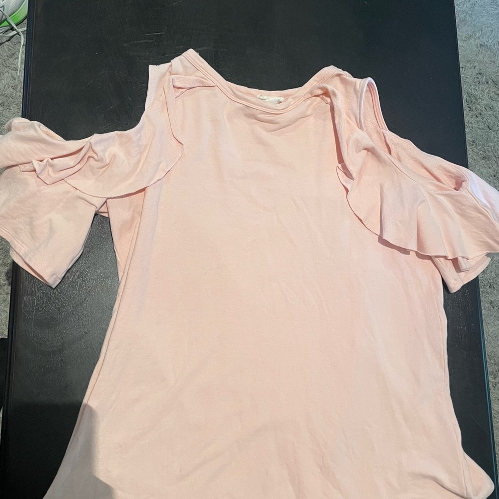 1.4.3. Story by Line Up Light Pink Ruffle Blouse